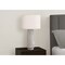 Monarch Specialties Lighting, 29 in.H, Table Lamp, Grey Resin, Ivory / Cream Shade, Modern I 9712 - alternate 5